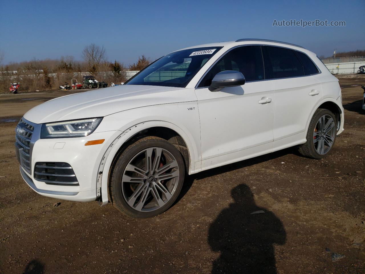 2018 Audi Sq5 Prestige White vin: WA1C4AFY3J2211634