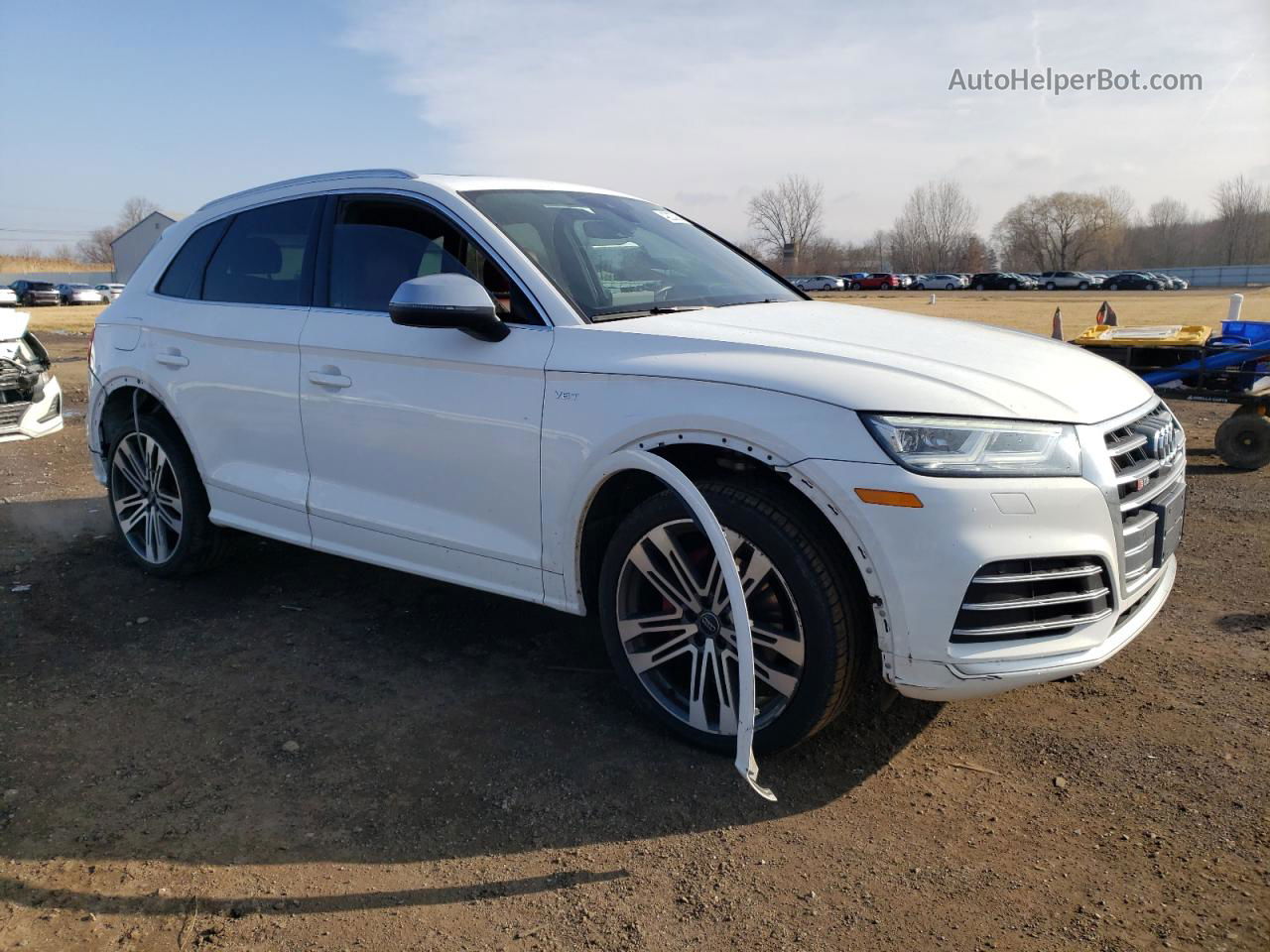 2018 Audi Sq5 Prestige White vin: WA1C4AFY3J2211634