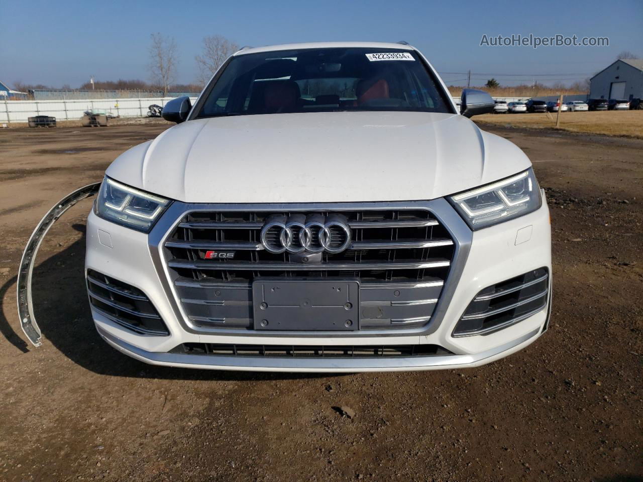 2018 Audi Sq5 Prestige White vin: WA1C4AFY3J2211634