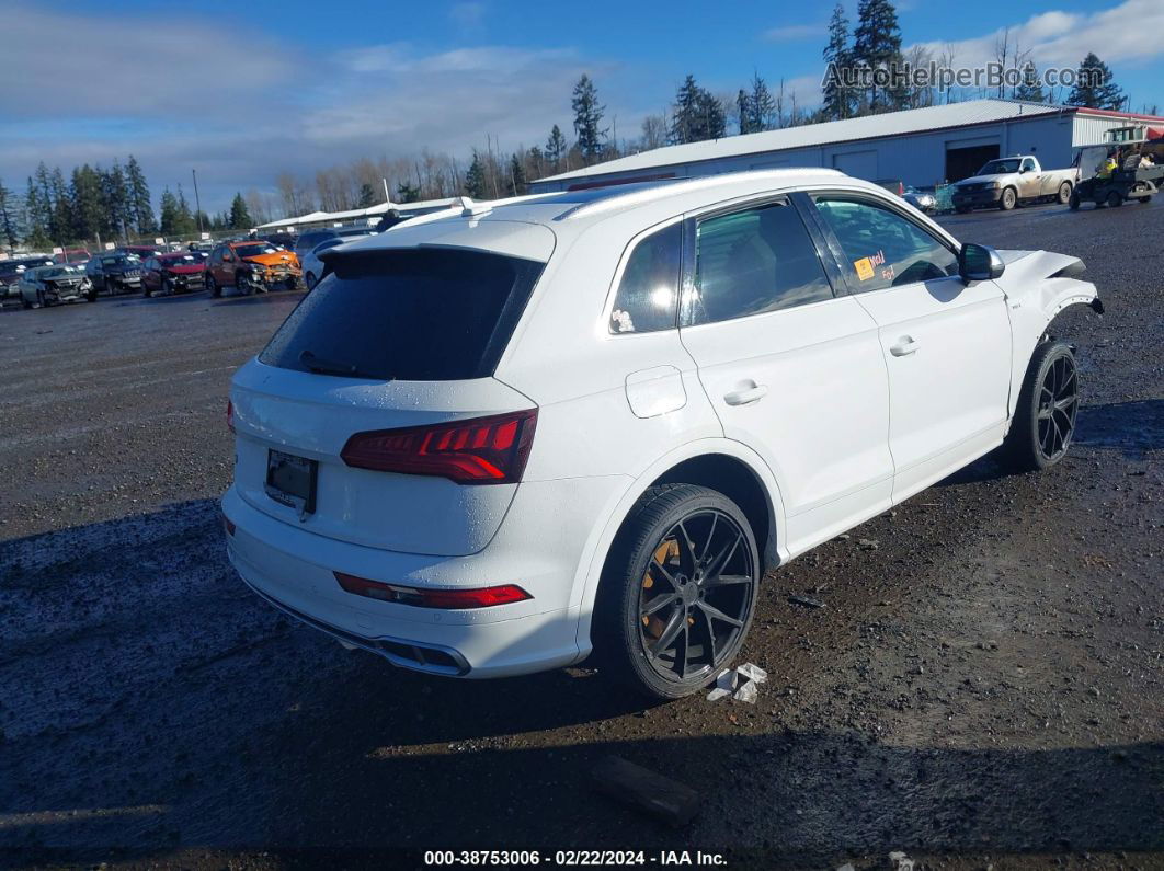 2018 Audi Sq5 3.0t Premium Plus White vin: WA1C4AFY4J2025780