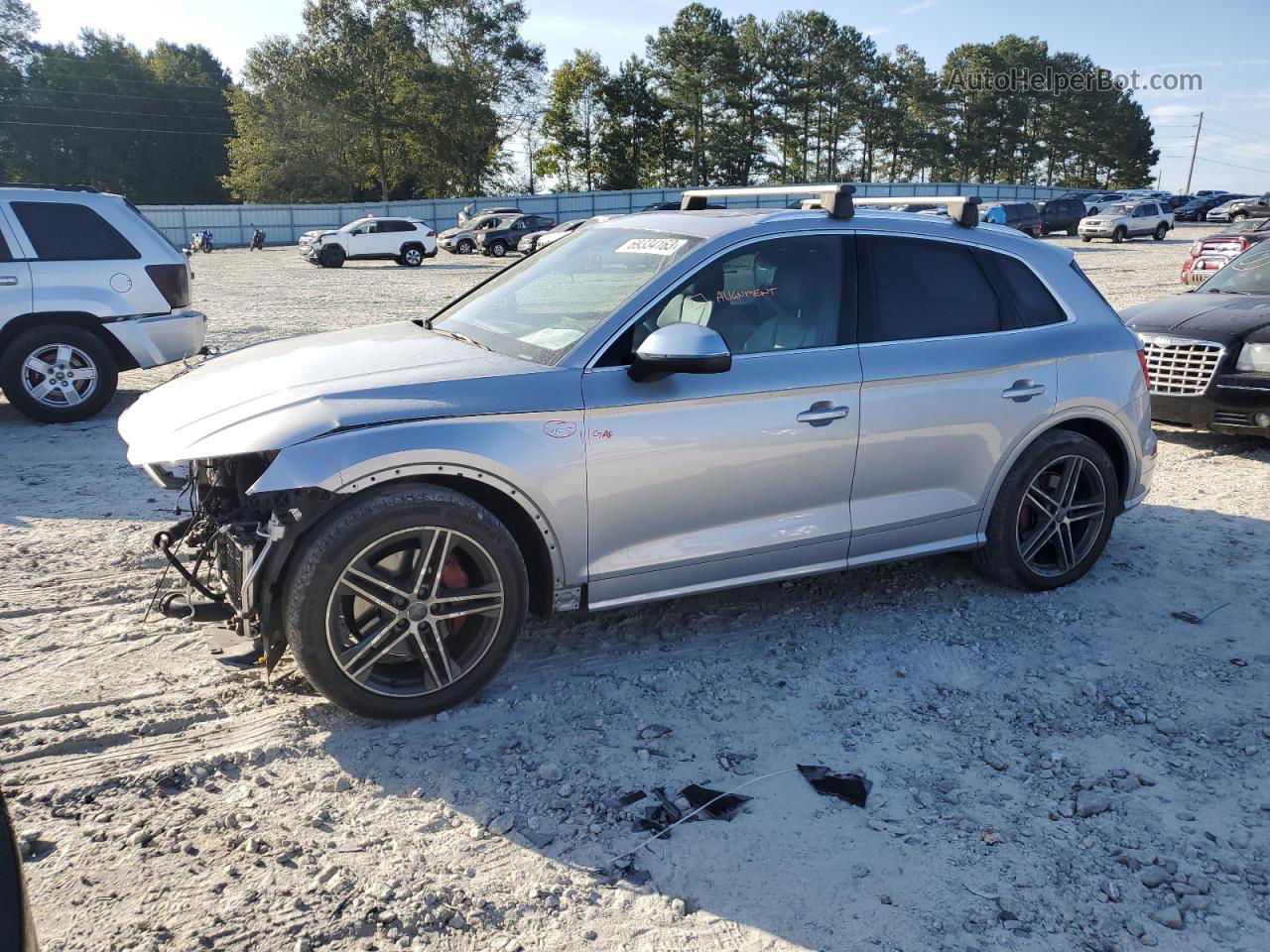 2018 Audi Sq5 Prestige Silver vin: WA1C4AFY4J2144851