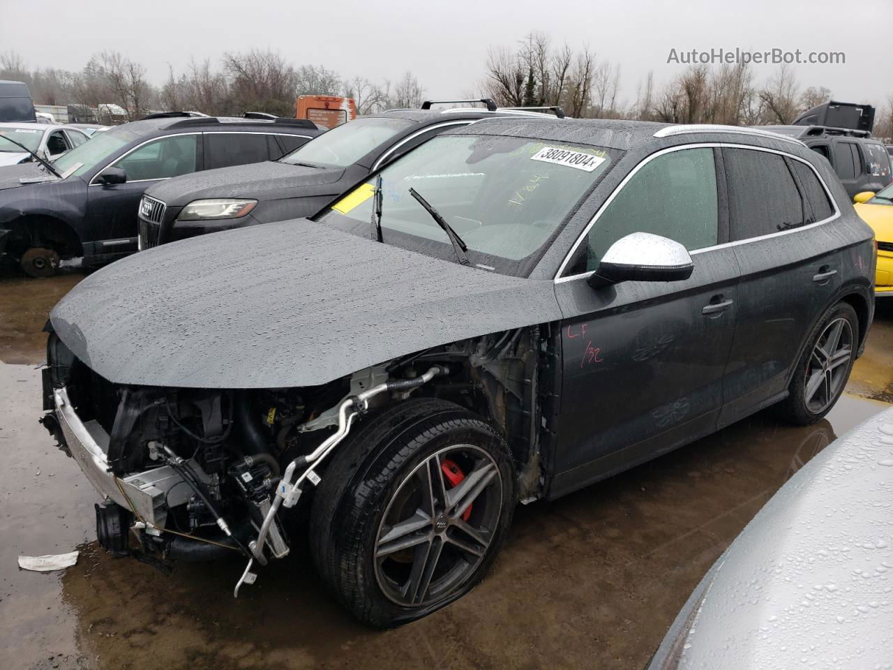 2018 Audi Sq5 Prestige Gray vin: WA1C4AFY5J2048274