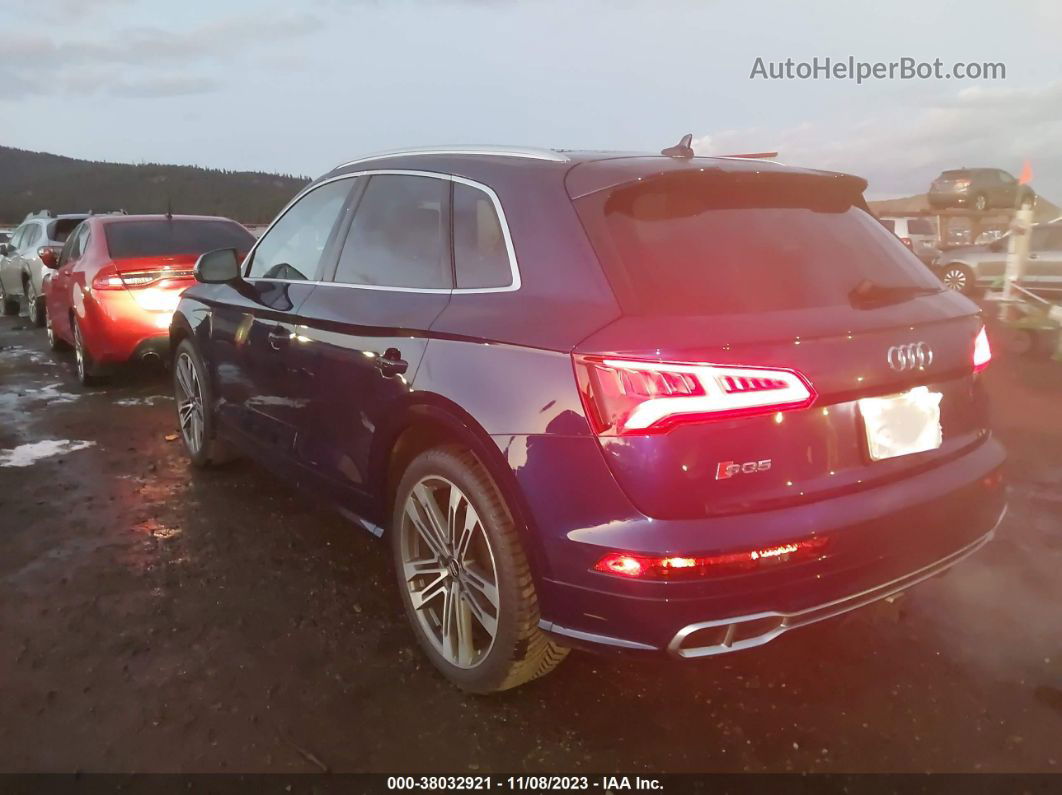 2018 Audi Sq5 3.0t Premium Plus Blue vin: WA1C4AFY5J2070467