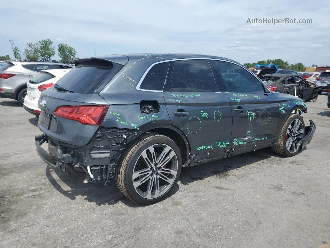 2018 Audi Sq5 Prestige Gray vin: WA1C4AFY5J2144373