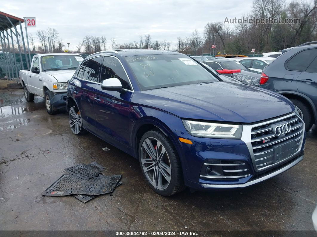 2018 Audi Sq5 3.0t Premium Plus Blue vin: WA1C4AFY6J2210770