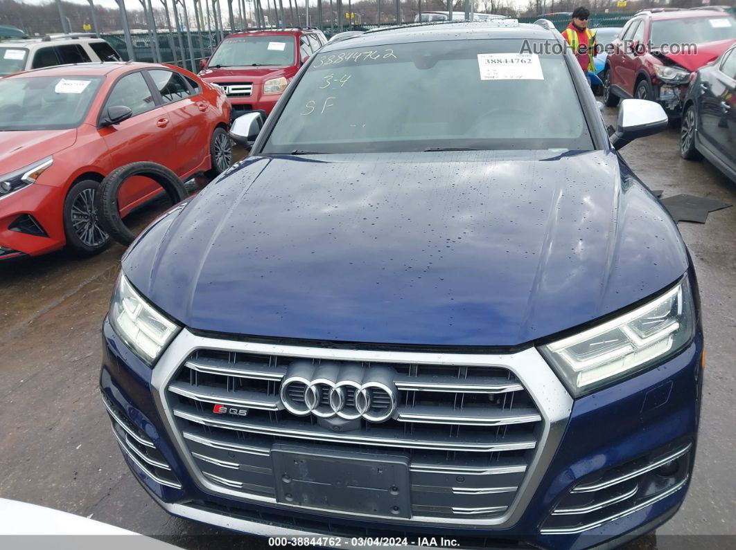 2018 Audi Sq5 3.0t Premium Plus Blue vin: WA1C4AFY6J2210770