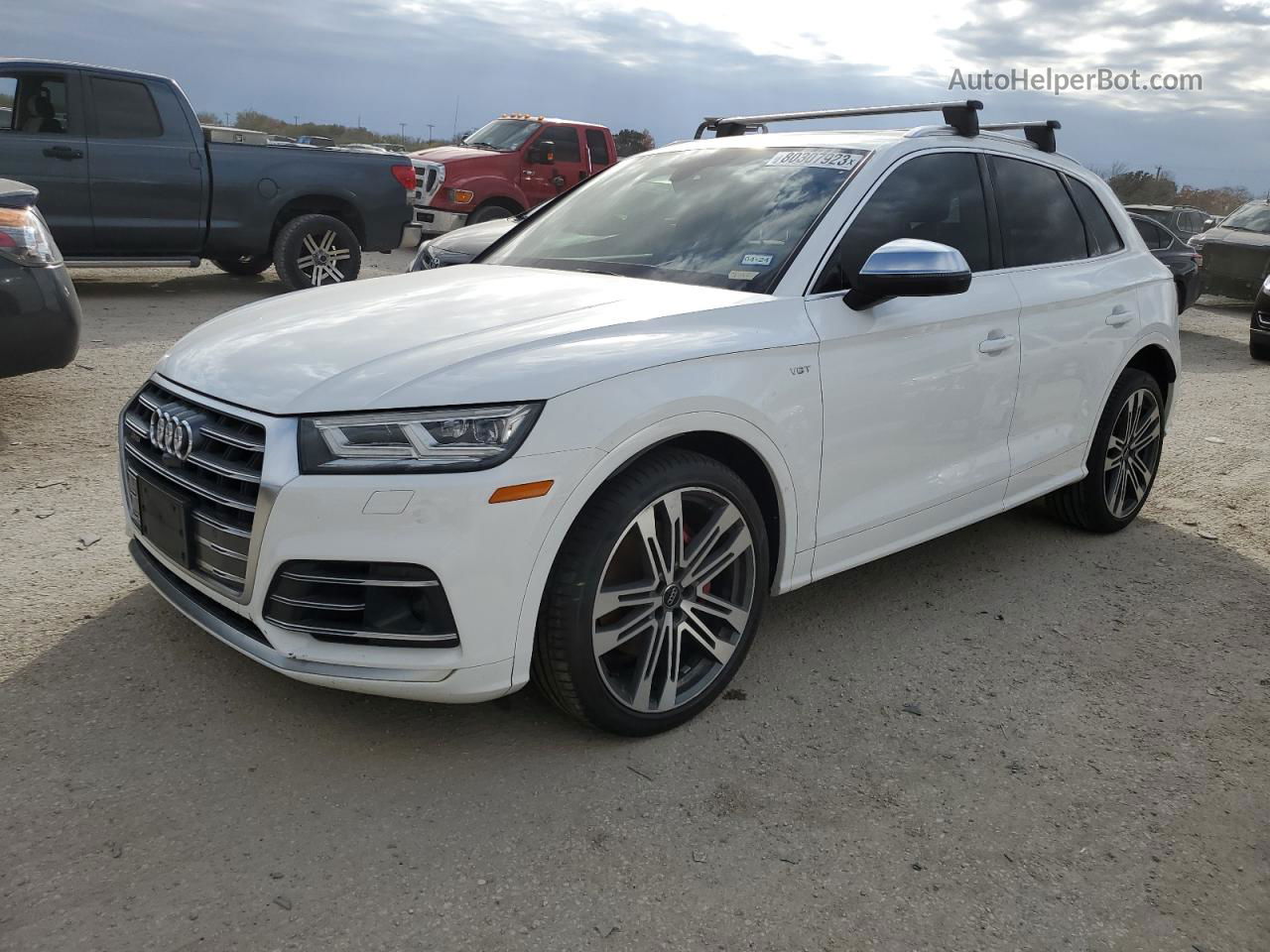 2018 Audi Sq5 Prestige White vin: WA1C4AFY7J2233006