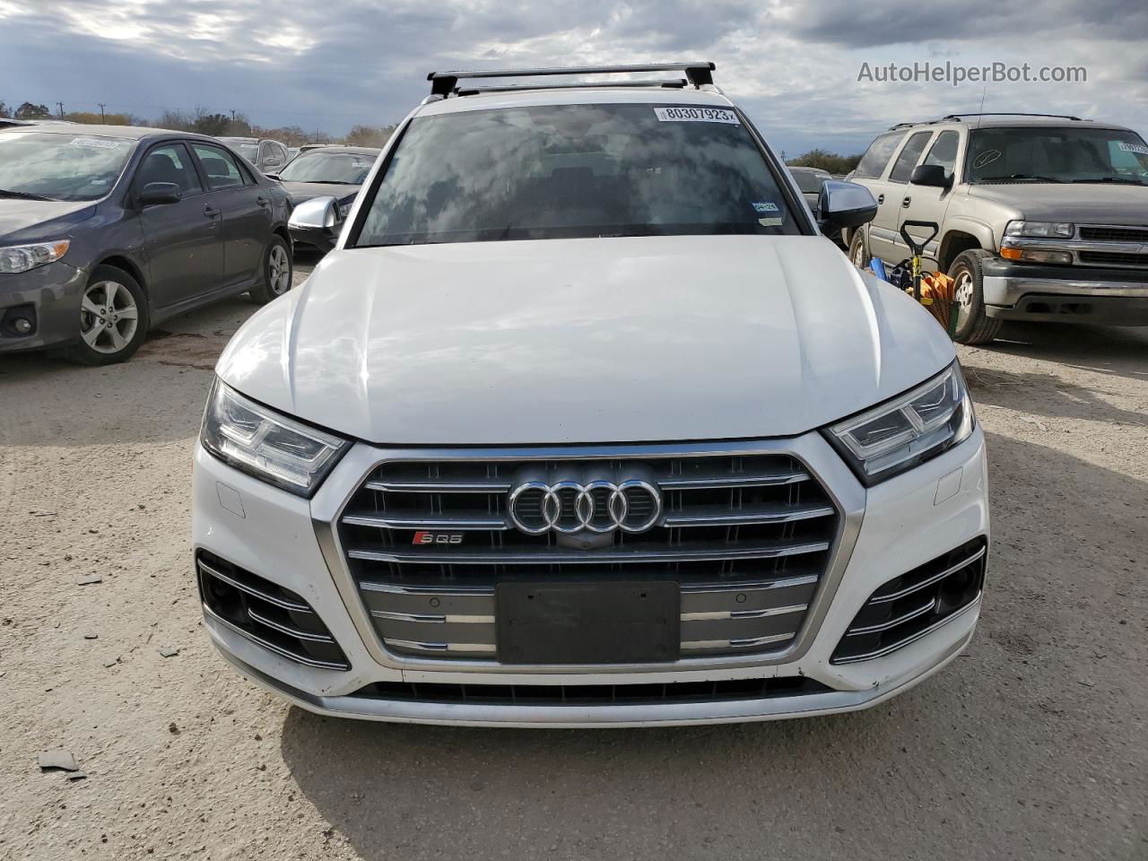 2018 Audi Sq5 Prestige White vin: WA1C4AFY7J2233006