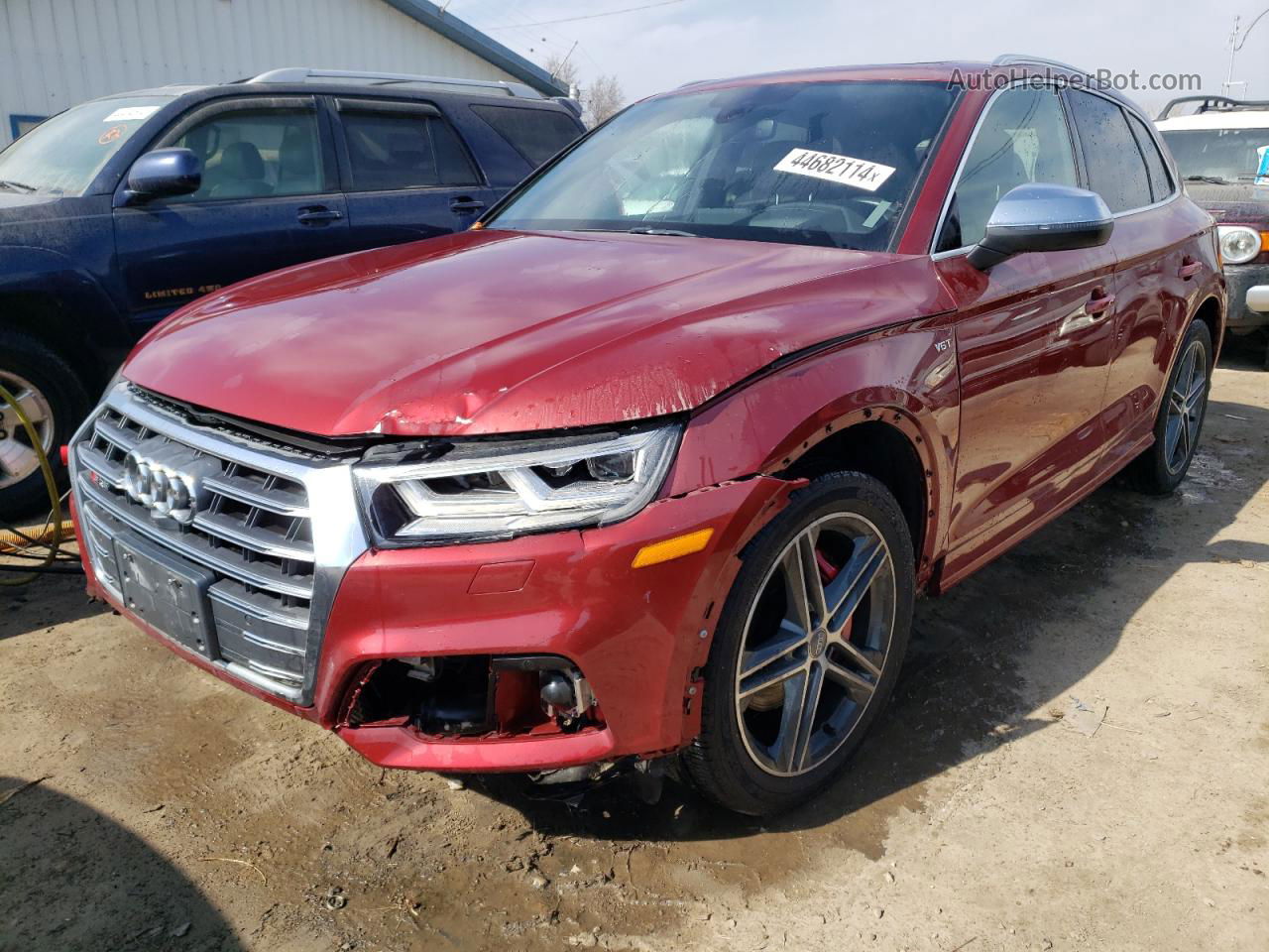 2018 Audi Sq5 Prestige Бордовый vin: WA1C4AFY9J2052733