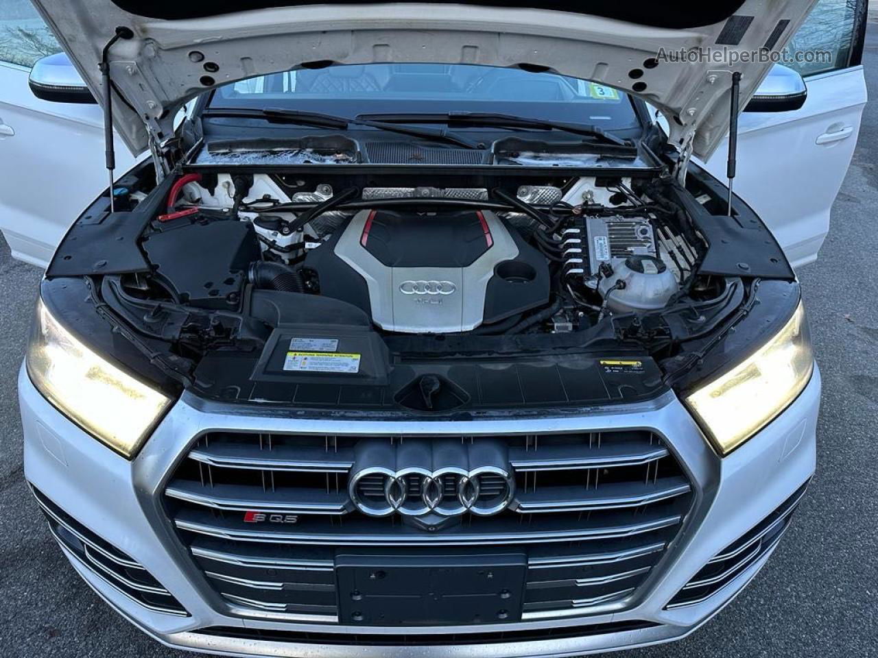 2018 Audi Sq5 Prestige White vin: WA1C4AFY9J2058791