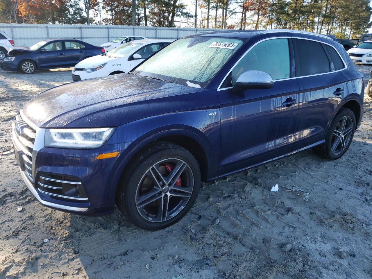 2018 Audi Sq5 Prestige Blue vin: WA1C4AFY9J2087417