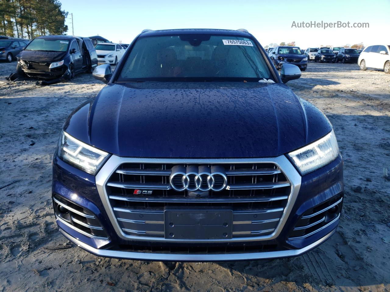 2018 Audi Sq5 Prestige Blue vin: WA1C4AFY9J2087417