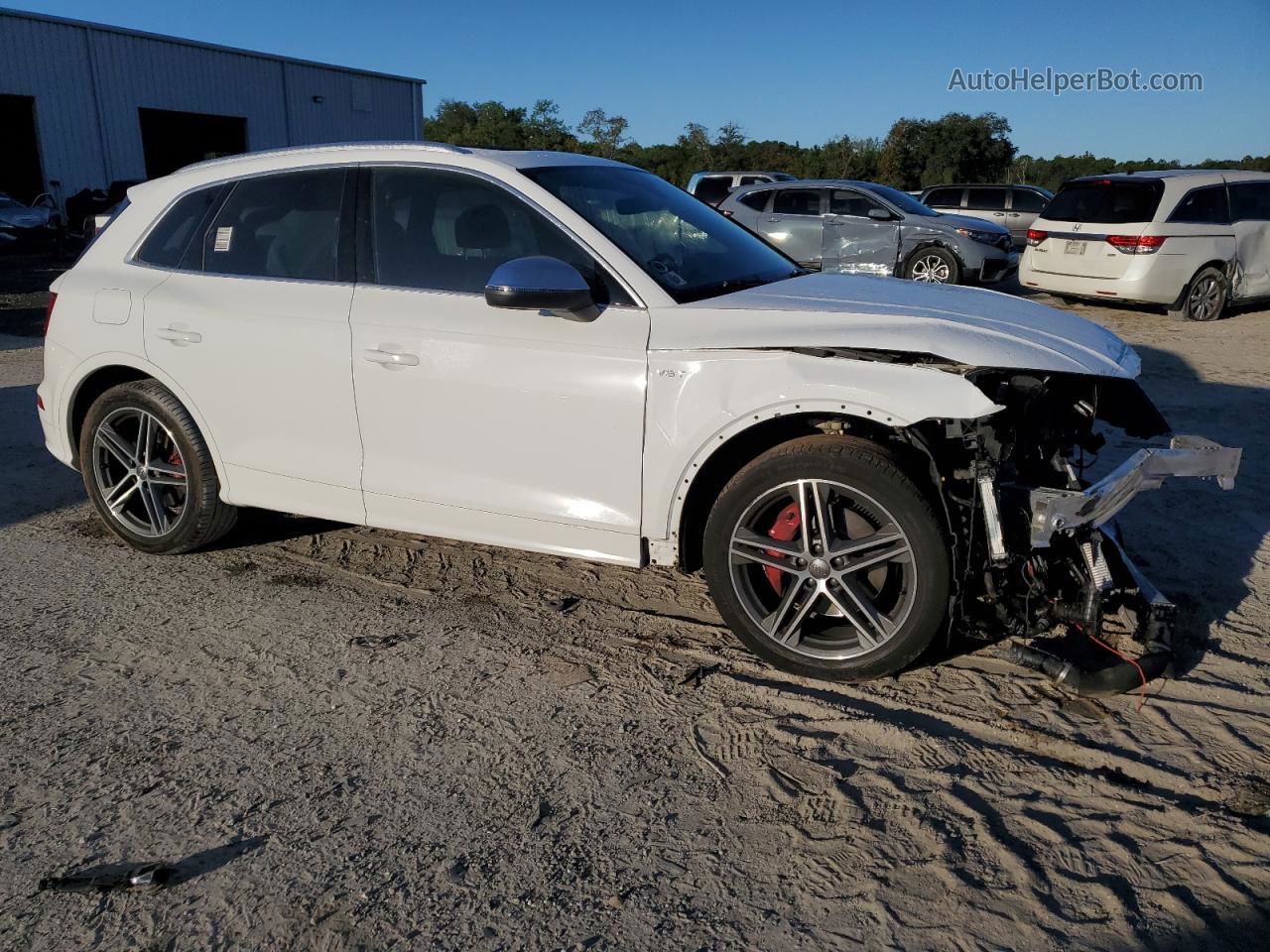 2018 Audi Sq5 Prestige White vin: WA1C4AFY9J2235243