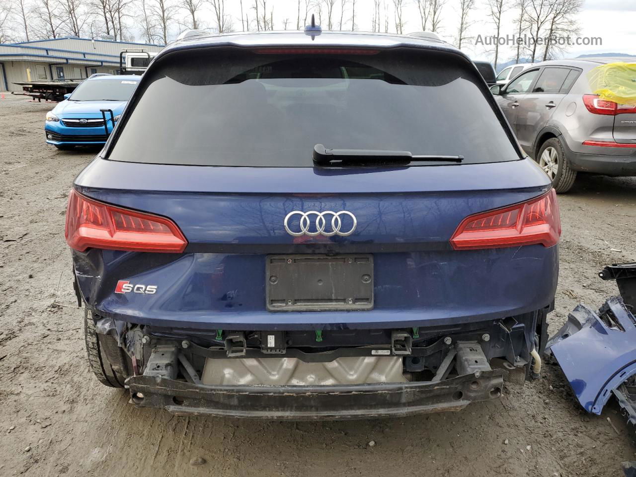 2018 Audi Sq5 Prestige Blue vin: WA1C4AFYXJ2060419