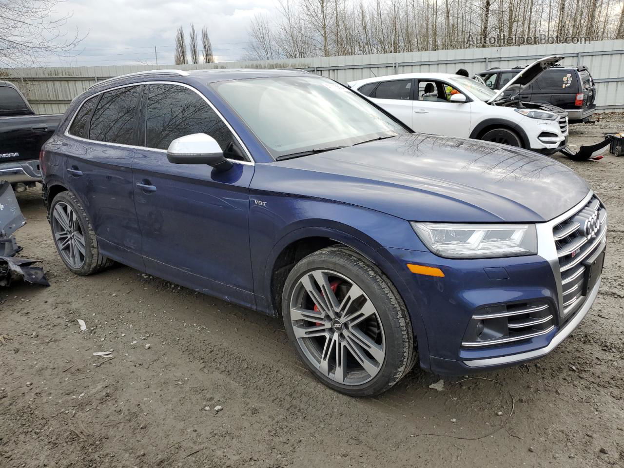 2018 Audi Sq5 Prestige Blue vin: WA1C4AFYXJ2060419