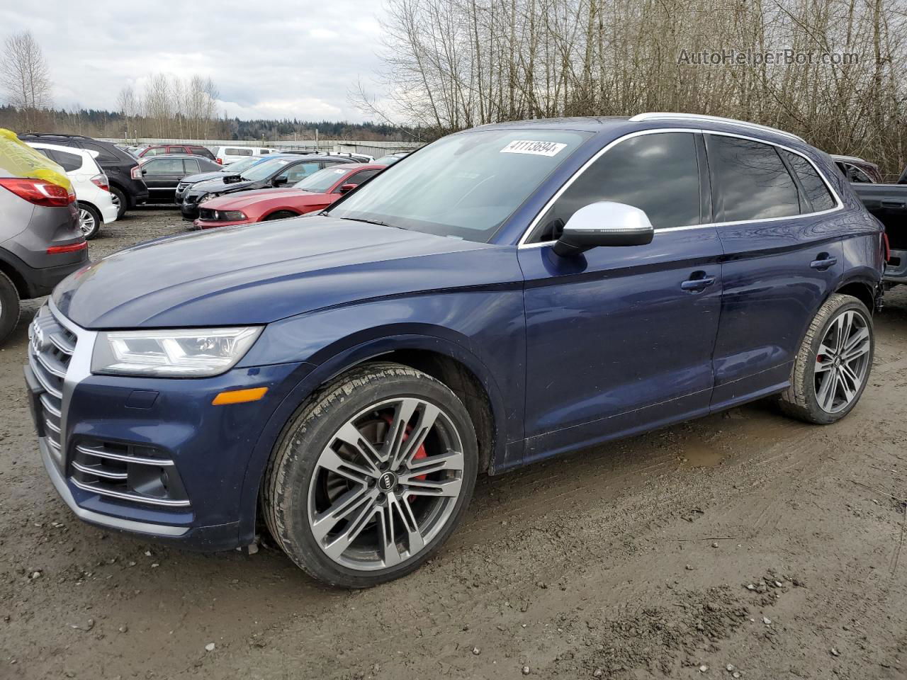 2018 Audi Sq5 Prestige Blue vin: WA1C4AFYXJ2060419