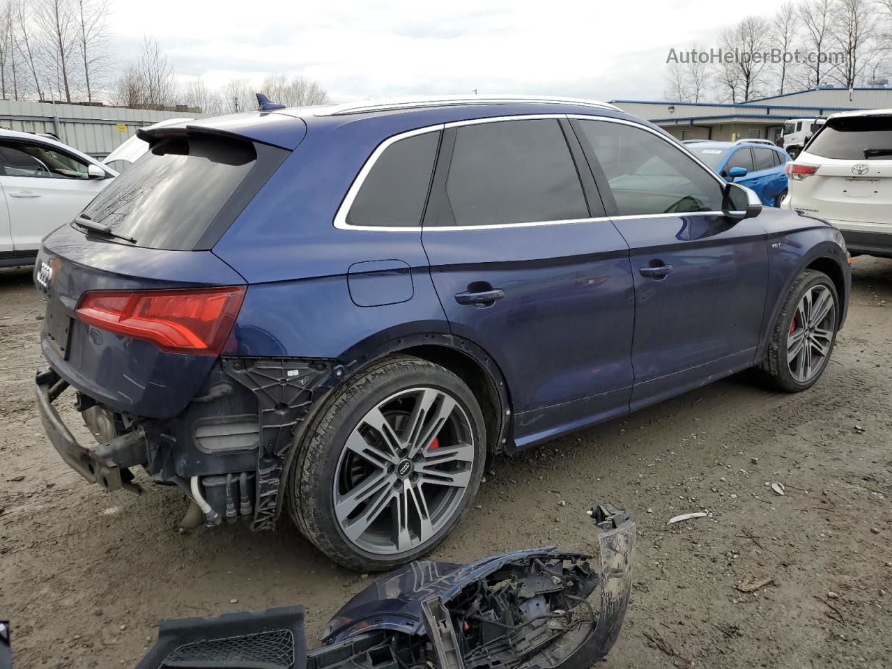 2018 Audi Sq5 Prestige Blue vin: WA1C4AFYXJ2060419