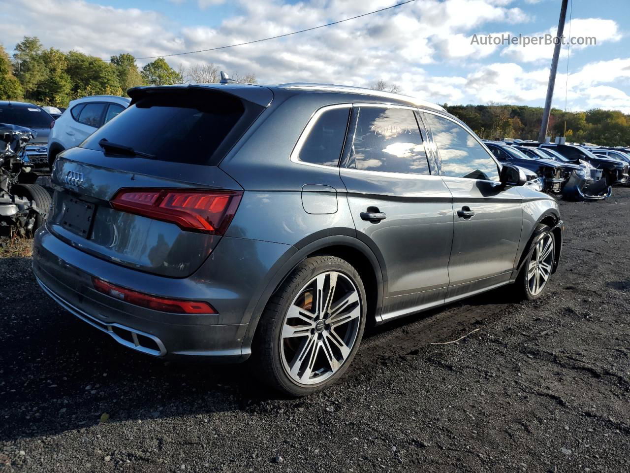 2018 Audi Sq5 Prestige Серый vin: WA1C4AFYXJ2126855