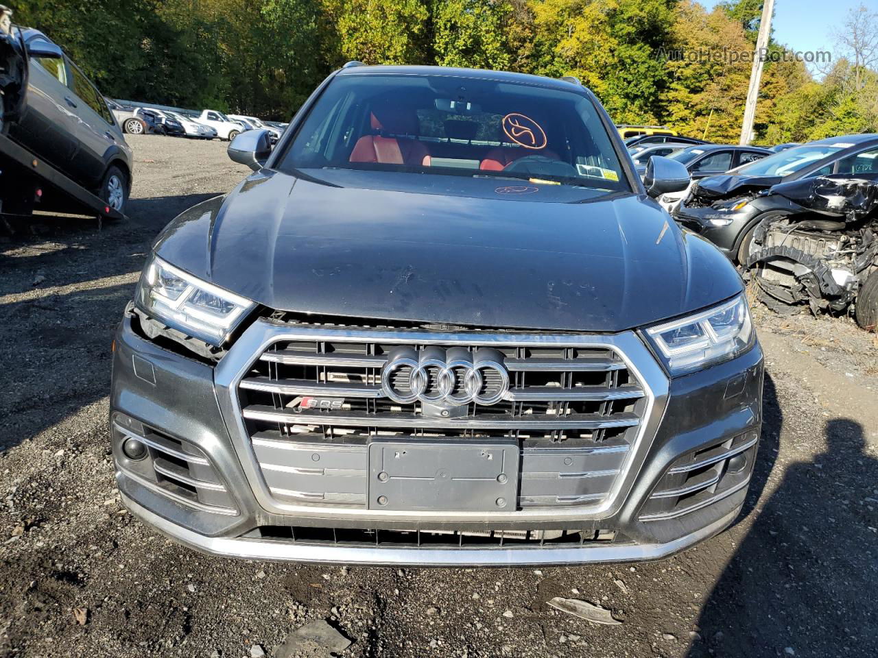 2018 Audi Sq5 Prestige Серый vin: WA1C4AFYXJ2126855