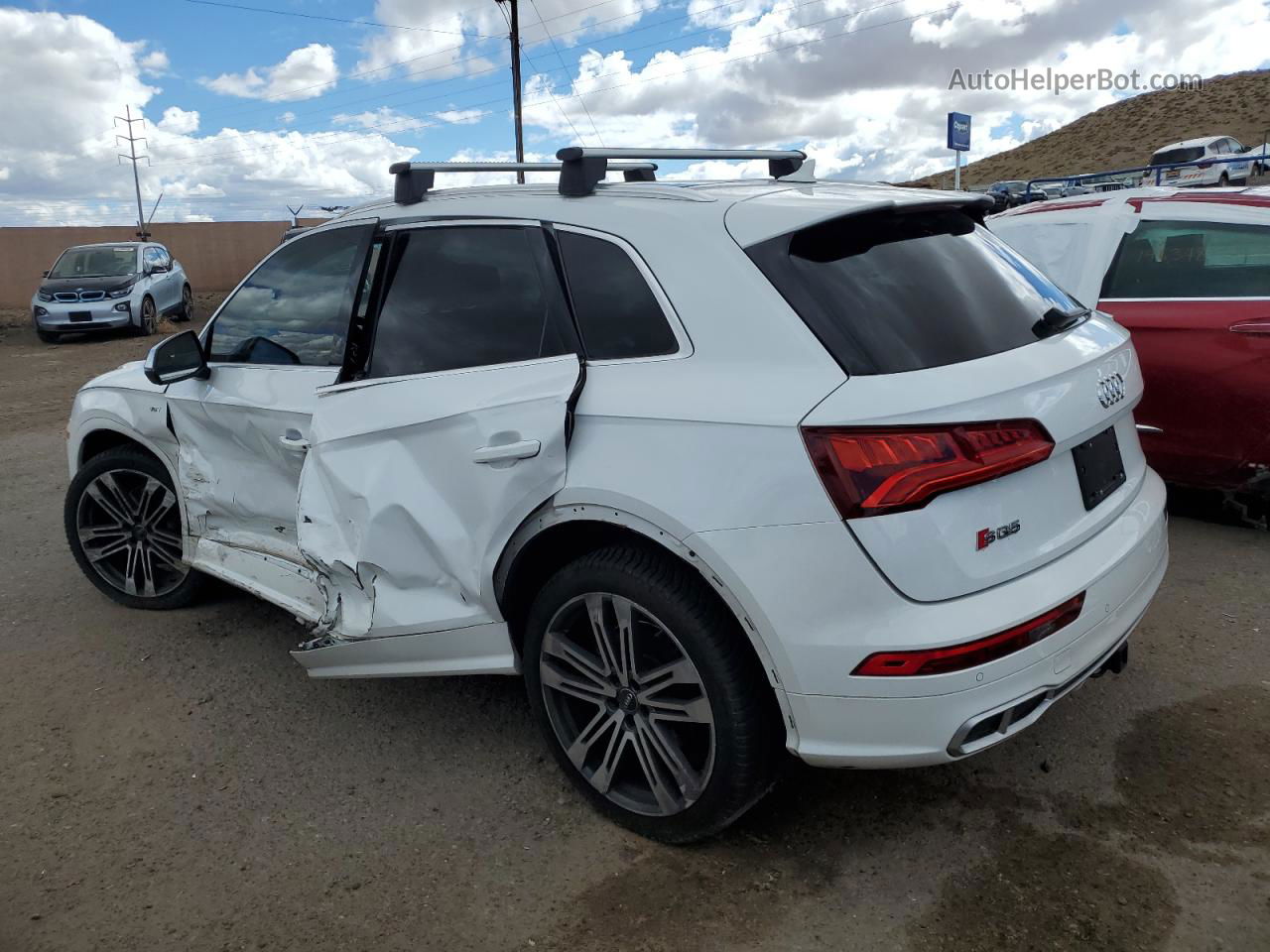 2018 Audi Sq5 Prestige White vin: WA1C4AFYXJ2222534