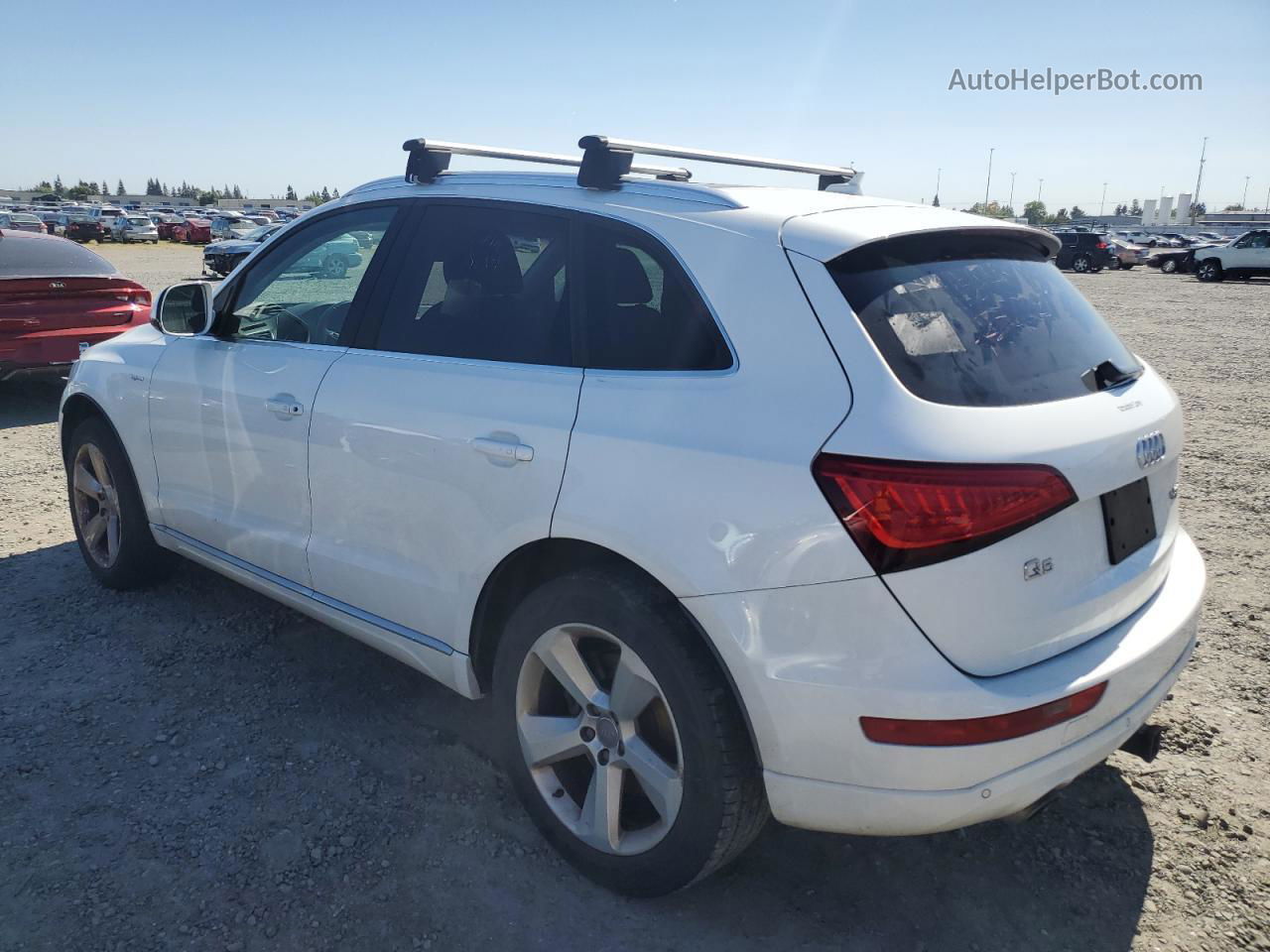 2014 Audi Q5 Premium Hybrid White vin: WA1C8AFP7EA024341