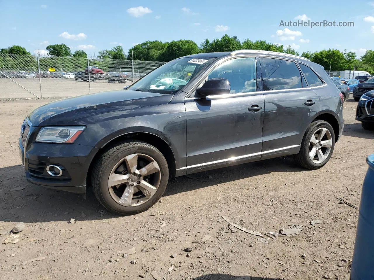 2014 Audi Q5 Premium Hybrid Charcoal vin: WA1C8AFP9EA022199