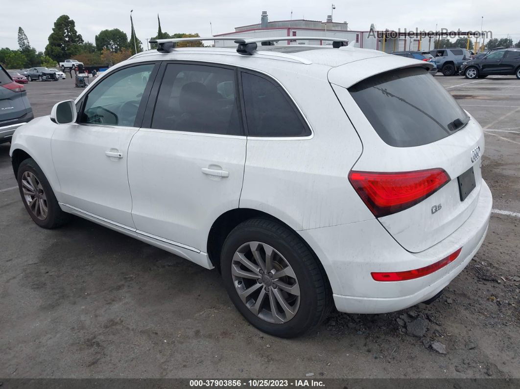 2014 Audi Q5 Premium White vin: WA1CFAFP1EA042310