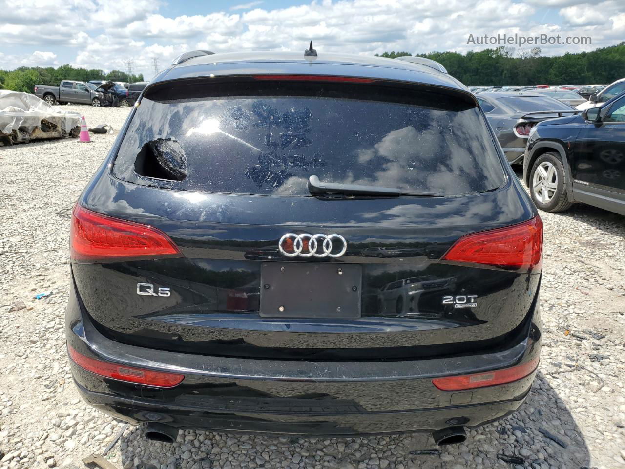 2014 Audi Q5 Premium Черный vin: WA1CFAFP2EA061366