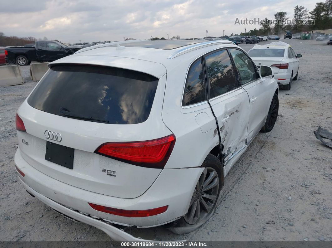 2014 Audi Q5 2.0t Premium White vin: WA1CFAFP2EA120304