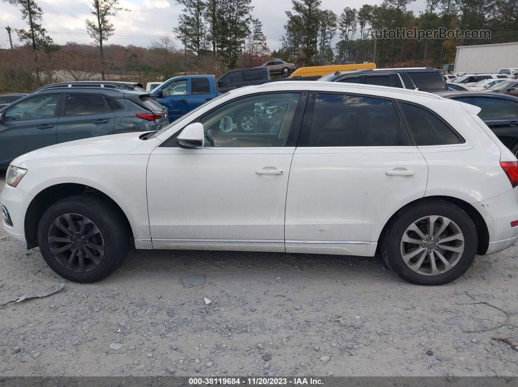 2014 Audi Q5 2.0t Premium White vin: WA1CFAFP2EA120304