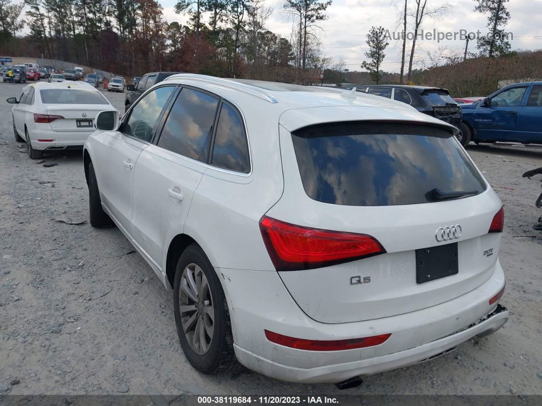 2014 Audi Q5 2.0t Premium White vin: WA1CFAFP2EA120304