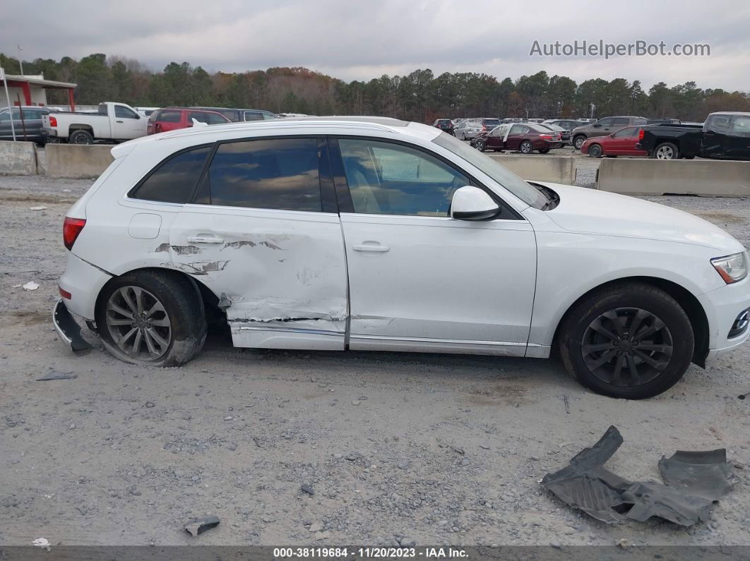 2014 Audi Q5 2.0t Premium White vin: WA1CFAFP2EA120304