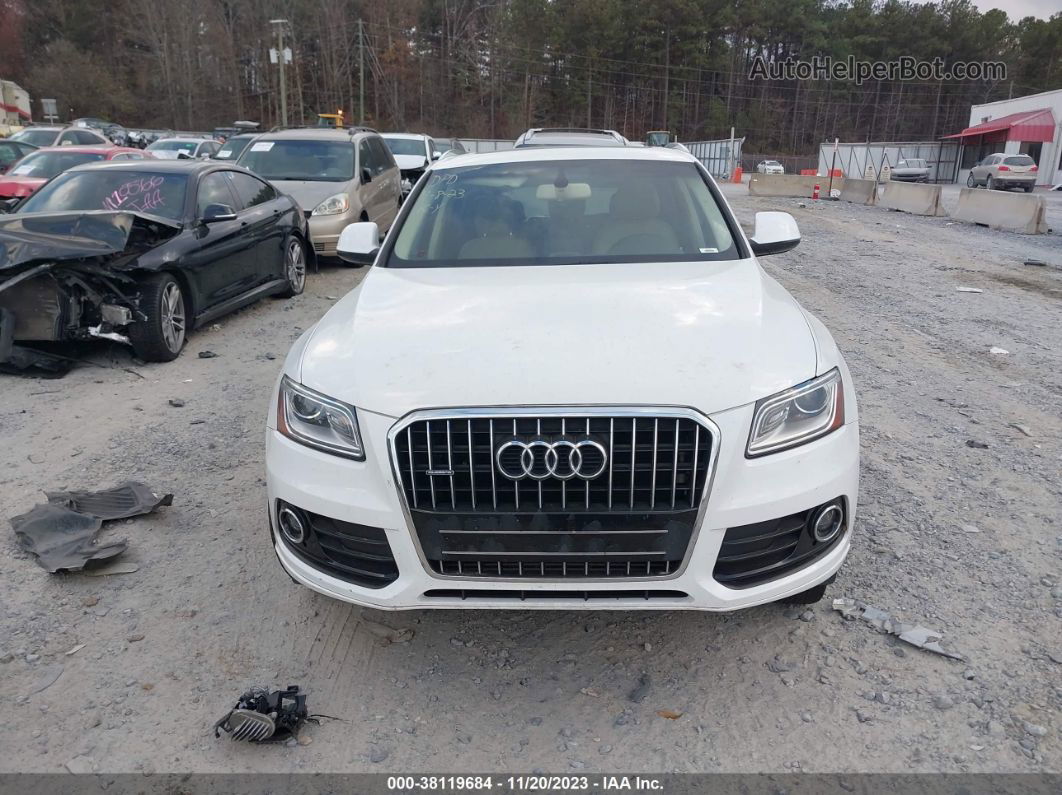 2014 Audi Q5 2.0t Premium White vin: WA1CFAFP2EA120304