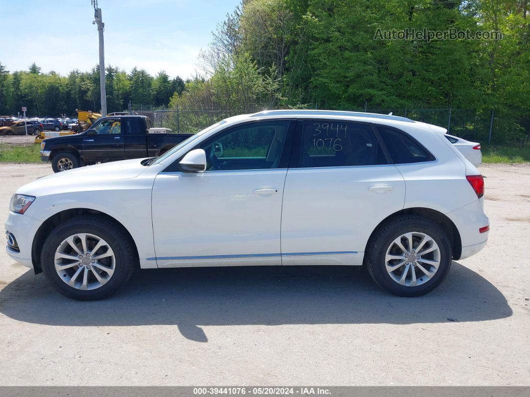 2014 Audi Q5 2.0t Premium White vin: WA1CFAFP2EA120447