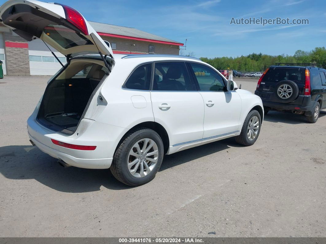 2014 Audi Q5 2.0t Premium White vin: WA1CFAFP2EA120447