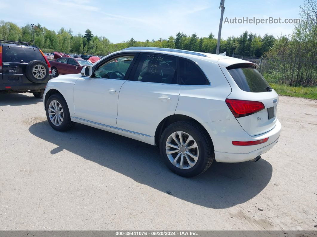 2014 Audi Q5 2.0t Premium White vin: WA1CFAFP2EA120447