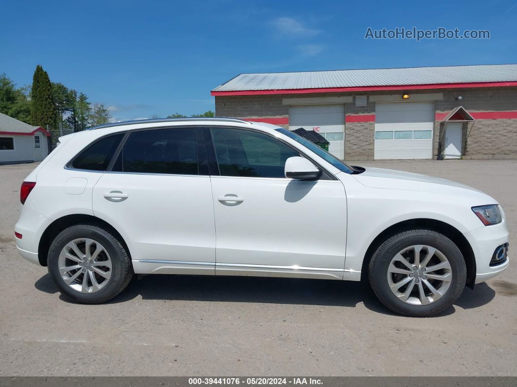 2014 Audi Q5 2.0t Premium White vin: WA1CFAFP2EA120447