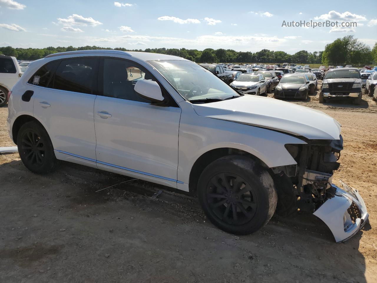 2014 Audi Q5 Premium Белый vin: WA1CFAFP3EA037187