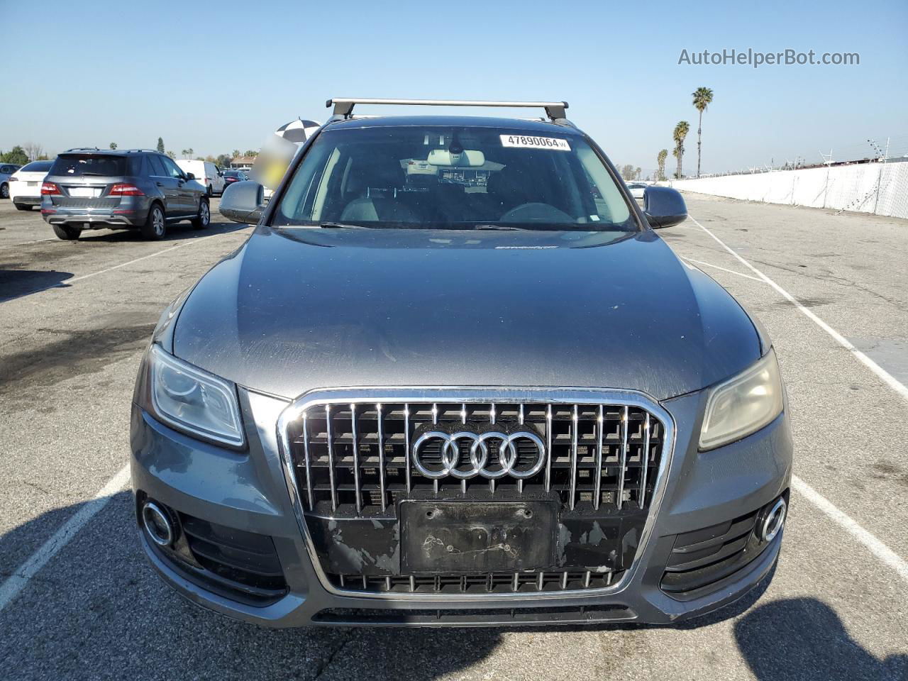 2014 Audi Q5 Premium Gray vin: WA1CFAFP4EA045332