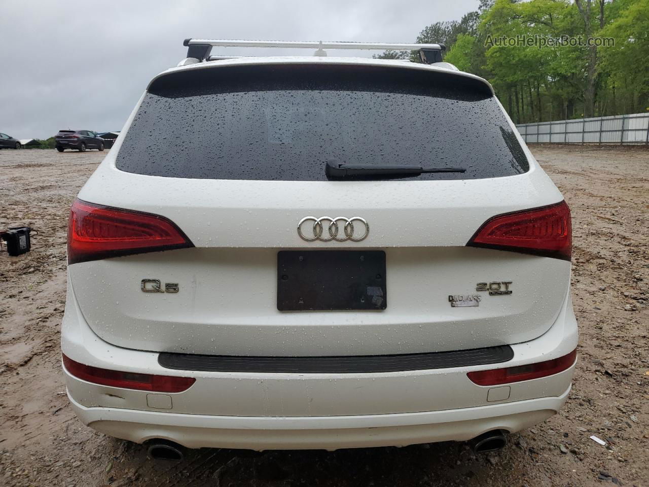 2014 Audi Q5 Premium White vin: WA1CFAFP5EA022979