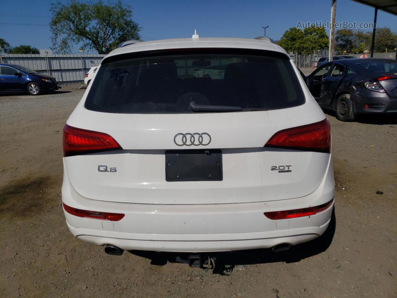 2014 Audi Q5 Premium White vin: WA1CFAFP5EA109135