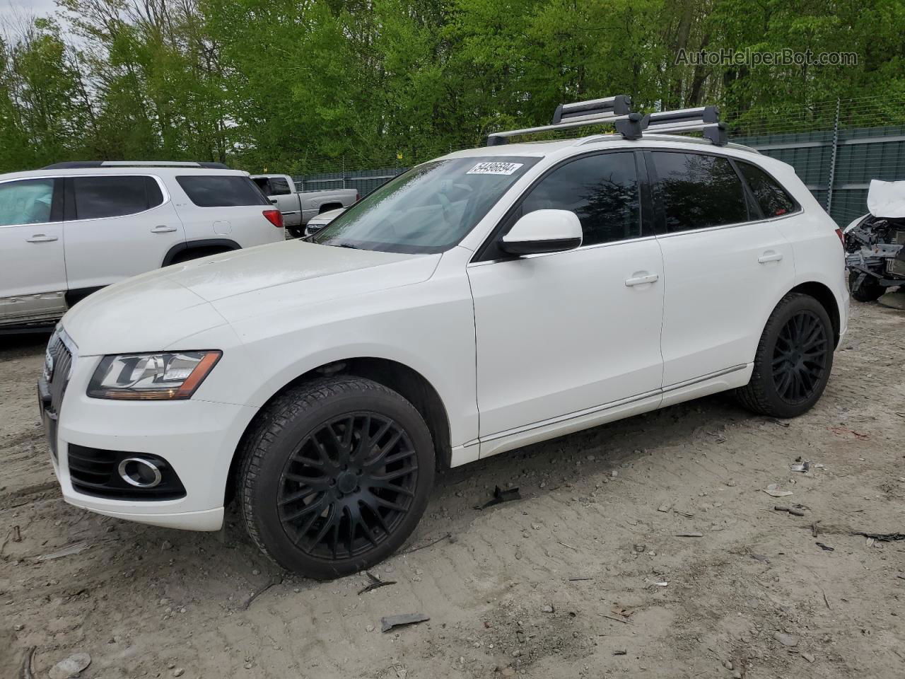 2014 Audi Q5 Premium White vin: WA1CFAFP6EA007875