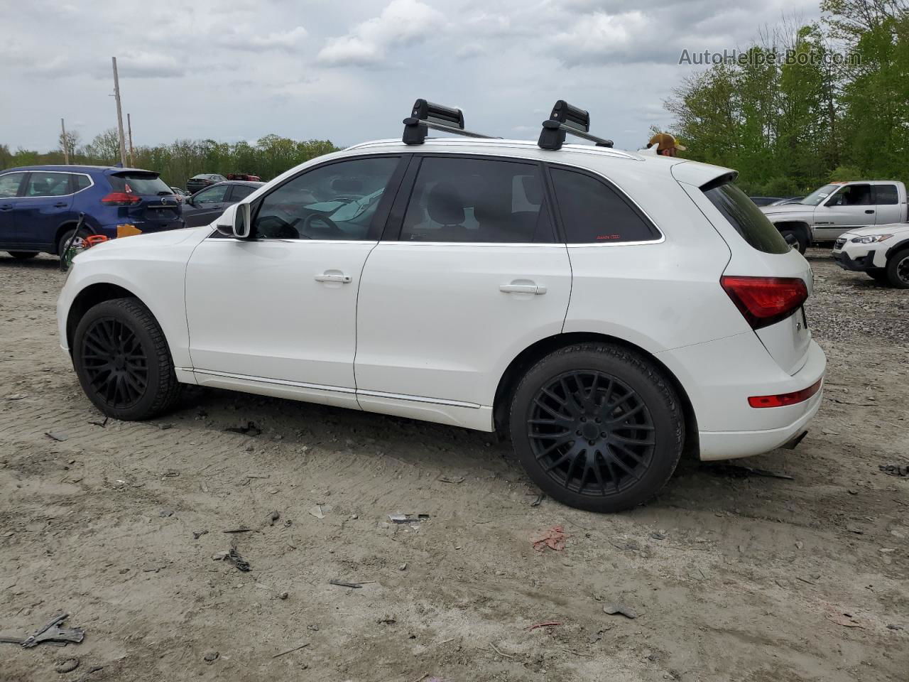 2014 Audi Q5 Premium Белый vin: WA1CFAFP6EA007875