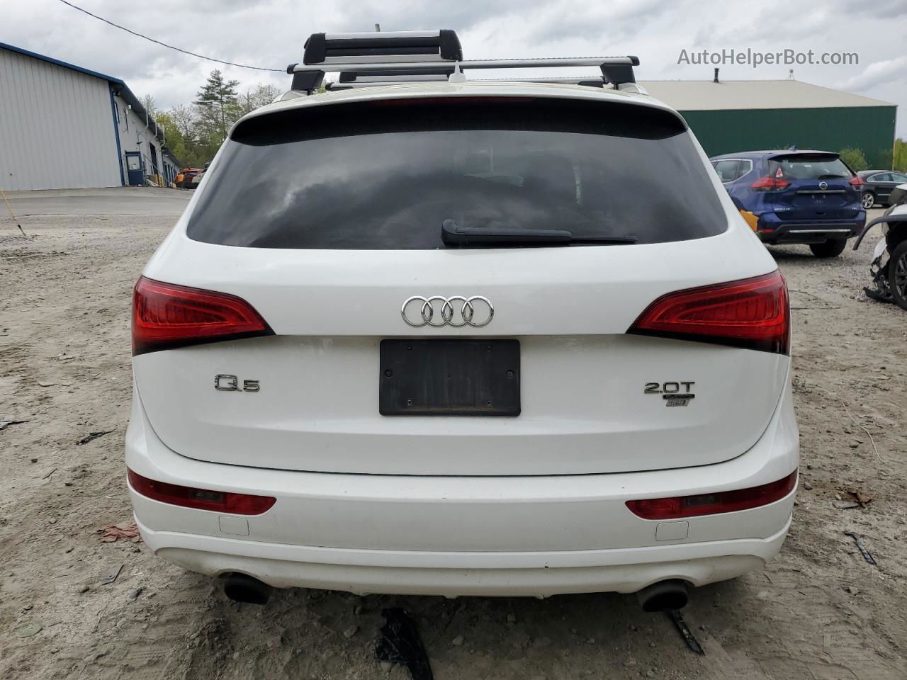 2014 Audi Q5 Premium White vin: WA1CFAFP6EA007875