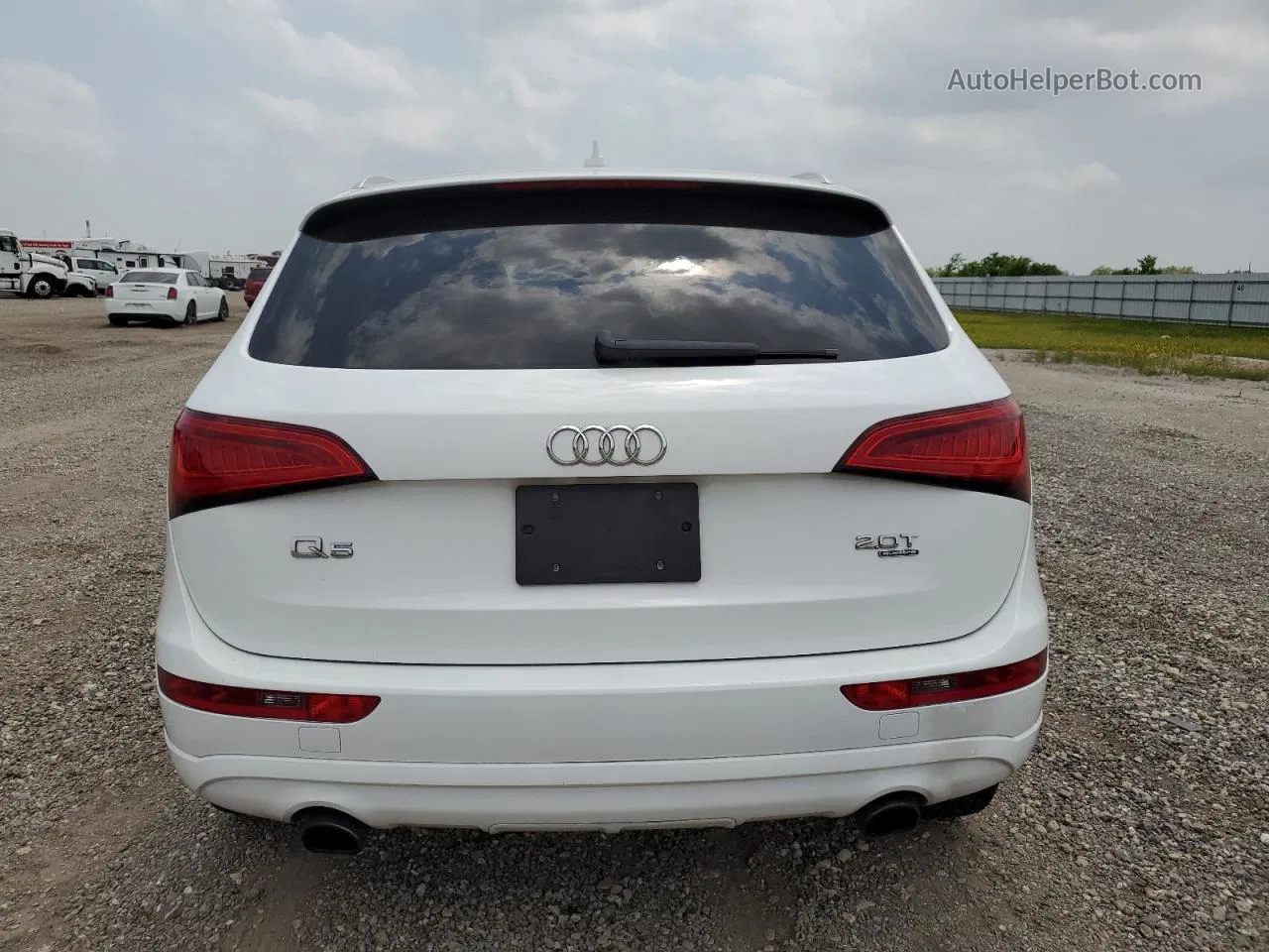 2014 Audi Q5 Premium White vin: WA1CFAFP7EA044644