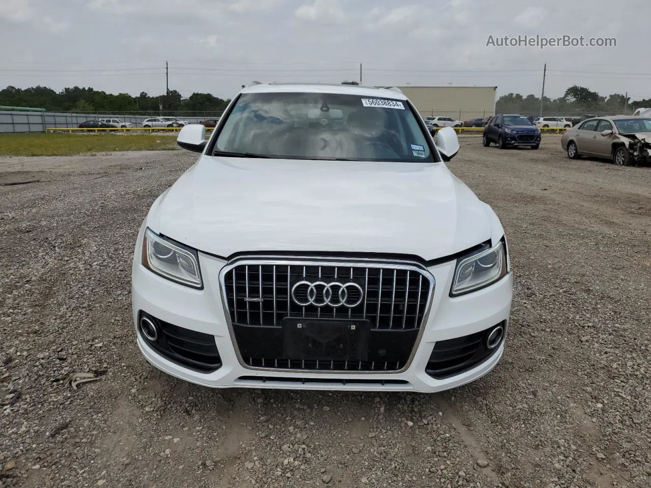 2014 Audi Q5 Premium White vin: WA1CFAFP7EA044644