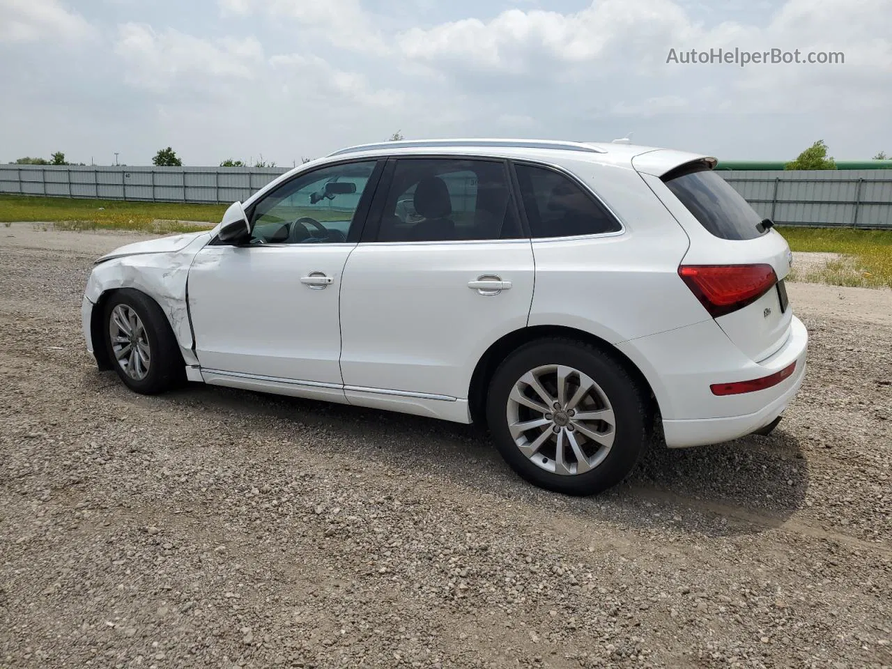 2014 Audi Q5 Premium White vin: WA1CFAFP7EA044644