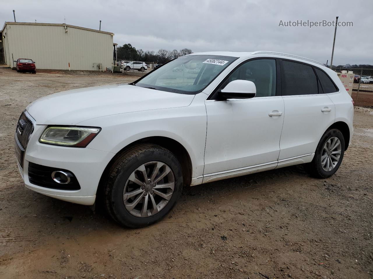 2014 Audi Q5 Premium White vin: WA1CFAFP7EA059287