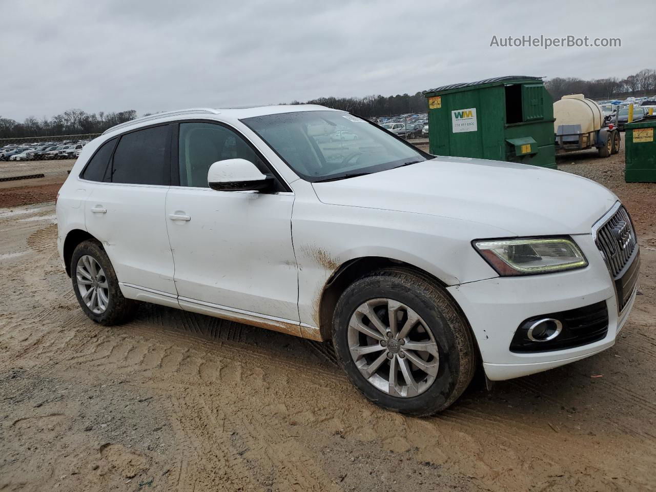 2014 Audi Q5 Premium White vin: WA1CFAFP7EA059287