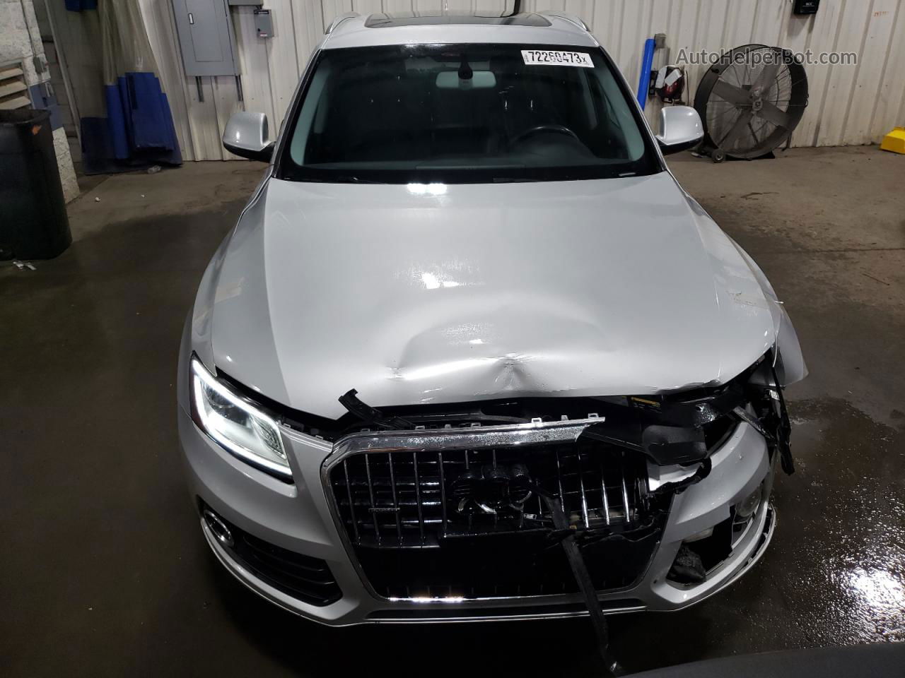 2014 Audi Q5 Premium Silver vin: WA1CFAFP7EA093424